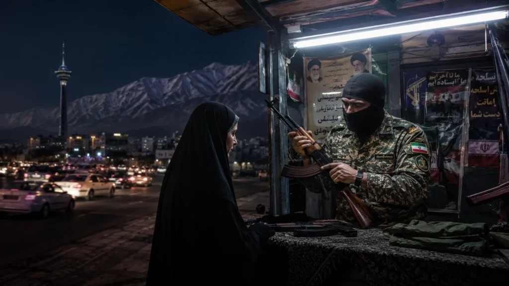 Guns on Tehran streets as Trump renews war threats on Iran