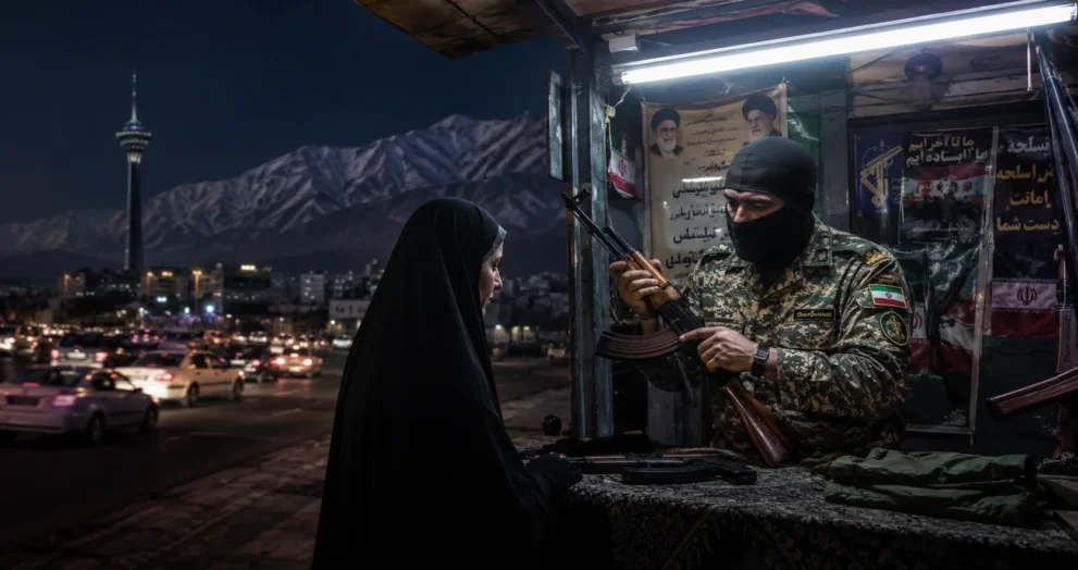 Guns on Tehran streets as Trump renews war threats on Iran